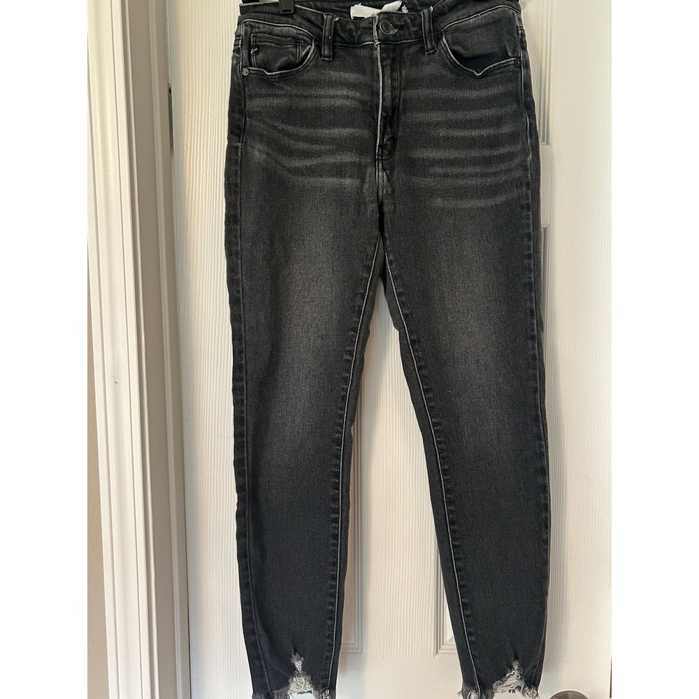 KanCan Esther High Rise Ankle Skinny Jeans in Black Size 9/28